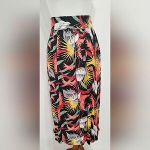 FAUX FORTIES BARK CLOTH SKIRT